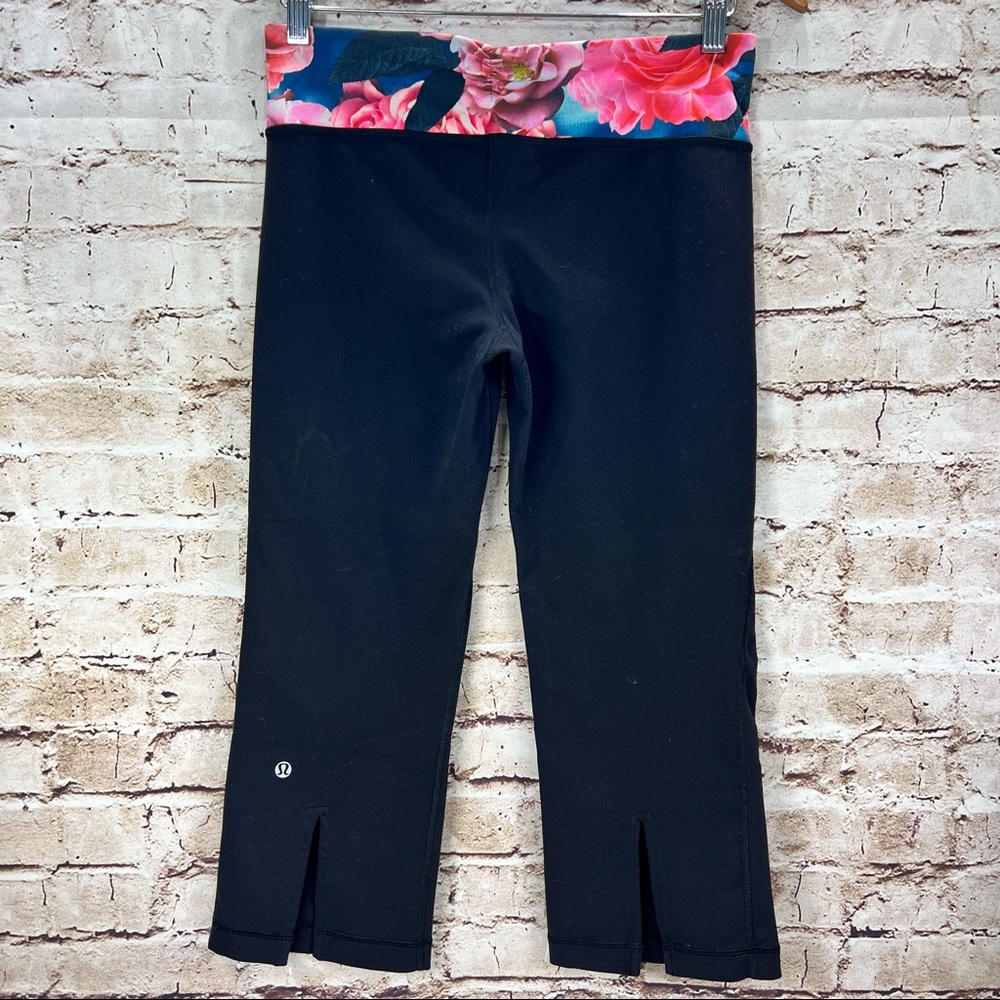 LULULEMON GATHER & CROW CROP SECRET GARDEN